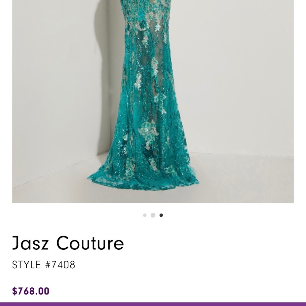 NWT Jazz Courture Size 000 Prom Dress Item 7408 - Picture 11 of 11